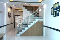 Bán nhà mới 1 lầu hẻm nhánh ngay trung tâm tp,thiết kế đẹp,dt 4 x 15,sổ hồng, hoàn công,giá tốt