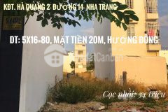 Đất hà quang 2 nha trang giá 37trm2 cực tốt