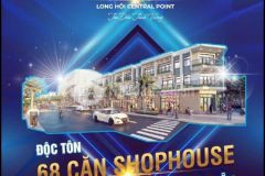 Bán shophouse dự án long hội central point nhơn trạch, đồng nai, giá 3.5 tỷcăn