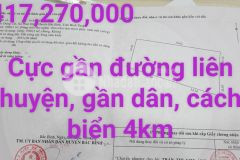 Bán 2980m2 đất nông nghiệp phan hiệp 417tr cách biển 4km gần liên huyện và dân cư lh 0938677909