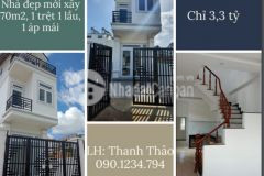 3,3 tỷ sở hữu nhà đẹp mới xây, xách vali vào ở ngay