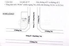 Bán nền góc đường số 2 và đường số 5 khu cbgv đhct