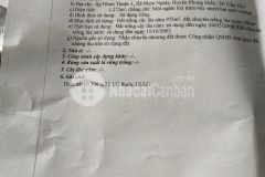 Bán đất lộ 61 c. đoạn cầu so đũa và trầu hôi. mặt tiền lộ ngang 33m hậu 34m.tdt 7939 m2,100m2 thổ cư