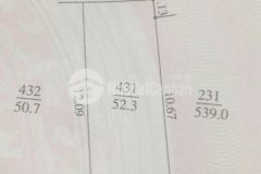 Chính chủ cần bán lô đất ngõ phố bình lộc, khu 8 tp hải dương diện tích 52,3mv, mặt 4,