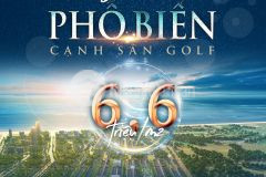 Tuyệt tác phố biển cạnh sân golf lớn nhất đông nam á chỉ 6,6trm2