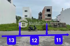 Bán 3 nền liền kề đường số 13 cồn khương, dt 5 x 20, sổ hồng,lộ giới 21m rộng rãi