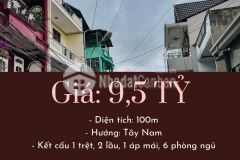 Nhà 1 trệt 2 lầu nằm ngay trung tâm phường 8 đà lạt