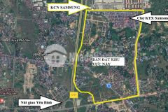 Bán đất khu vực nút giao yên bình, kcn samsung, chợ ktx samsung 10x15