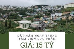 Đất view đẹp cực phẩm nằm ngay đống đa siêu hot tại đà lạt