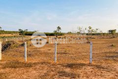 Đất 2 mặt tiền đường thị trấn lương sơn cách ql 1a 500m, đã đóng cọc bê tông rào