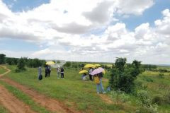 Bán đất xã hòa thắng giá 600tr đất cây lâu năm, sổ hồng riêng