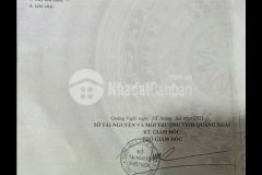 Cần tiền trả ngân hàng cần bán nhanh lô đất mặt tiền đường phong niên hạ tinh phong