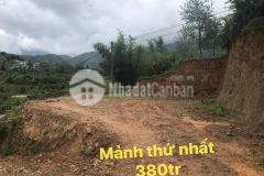 Bán hai lô đất đầu cơ giá 380tr và 3,x tỷ bé tý tại phường hàm rồng, thị xã sa pa