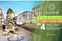 Đất nền bình phước dự án khu đô thị sinh thái toàn diện felicia city bình phước. giá 500trnền