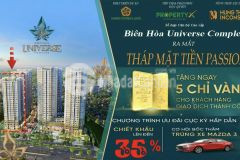 Chiết khấu ngay 782tr 5 chỉ vàng sjc khi anh chị mua căn hộ biên hòa universe complex
