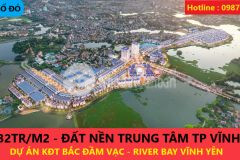 Thông tin dự án khu đô thị sinh thái bắc đầm vạc river bay vĩnh yên