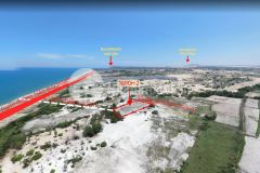 Bán đất ven biển 3690m2, sổ đỏ mặt tiền đường đất