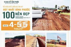 Nhanh tay sở hữu ngay đất vàng dự án felicia bình phước giá chỉ 500trnền