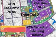 Bán lô đất nền f0 94m2, khu công nghiệp yên sơn bắc lũng.có sổ đỏ.