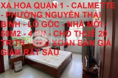 Bán nhà lô góc calmette nguyễn thái bình quận 1 50m2 hạ 1tỷ còn 8.6tỷ