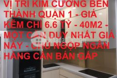 Bán nhà mới đẹp lê thị riêng bến thành quận 1 40m2 giá giảm còn 6.6 tỷ