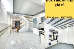 Nhà hẻm, lê đức thọ, gò vấp, dt 4 x 10, 1 trệt 1 lầu, 2pn, 2wc