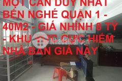 Bán nhà riêng nguyễn bỉnh khiêm bến nghé quận 1 40m2 giá chỉ nhỉnh 8tỷ