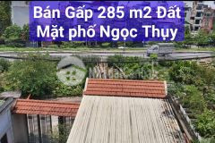 Đất đẹp mặt phố ngọc thụy view sông hồng 285 m2,mt 10m chỉ 22.5 tỷ long biên.