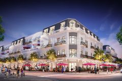 Tưng bừng cất nóc dãy shop thương mại sh01 korea town