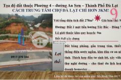 Đại hạ giá giảm siêu kịch sàn luôn ạ giá 9,7 tỷ nay giảm chỉ còn 9 tỷ phường 4 đà lạt.