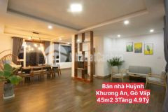 Bán nhà huỳnh khương an, gò vấp 45m2 3tầng 4.9tỷ