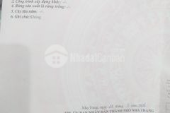 Bán lô đất thôn đắc lộc, xã vĩnh phương tp nha trang. giá 980 triệu