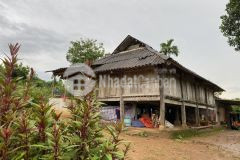 Bán đất tân lạc 1800m tặng nhà sàn, vườn bưởi giá 450tr