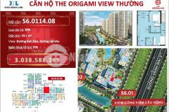 Bán căn hộ tòa s6 phân khu the origami trong đại đô thị vhgp q9. lh0909779710.