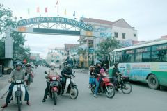 Lô đất mặt tiền đường nguyễn thuật, thị trấn hà lam diện tích 136m2