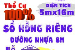 Bán đất 5x16 đường nguyễn thị tú p. bhh b quận bình tân