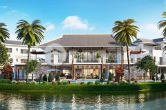 Biệt thự vườn view hồ sinh thái mặt tiền đường võ nguyên giáp kđt eco garden