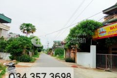 Bán đất thôn 9, vị trí đắc địa, sau hồ tân xã đất cao ráo, vuông vắn 24trm2