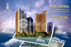 Mở bán toà dv04 rose town 79 ngọc hồi top 5 kđt đáng sống nhất hà nội