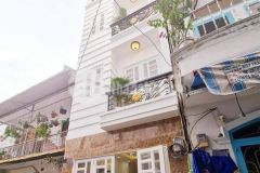 Nhà mới giá tốt 4 tầng hxh lê quang đinh,p.11,bt giá 3,99 tỷ tl