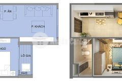 Chính chủ bán căn hộ 1 pn 1 vinhomes ocean park, hà nội, 45m2 giá 1,705 tỷ