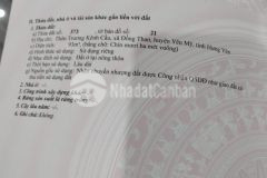 Đất sổ đỏ 93m tại thôn trương kênh cầu đồng than, yên mỹ, hưng yên.