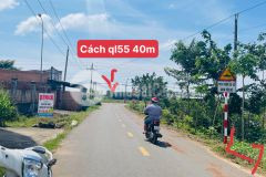 Bán đất sát quốc lộ 55 thị trấn đất đỏ dt 1003m2 200tc