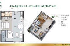 Căn hộ 1pn thạnh xuân q.12 từ 700 triệu nhận nhà