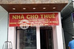 Chính chủ cho thuê nhà nguyên căn mặt tiền 393 nguyễn đình chiểu p5 q3
