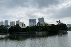 Bán đất tặng nhà 4 tầng mặt phố vip đống đa, view hồ, 240m2, mt8.5m