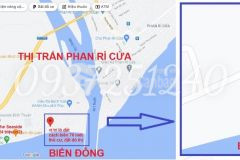 Bán lô đất biển thị trấn phan rí cửa full thổ cư 181m2, 2 mặt tiền, chiết khấu lên đến 6