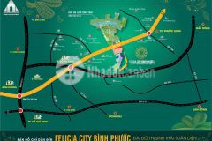 Bán đất dự án felicia city bình phước giá 450trnền