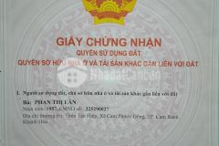 Cần bán lô đất hơn 600m2 tại cam ranh khánh hòa