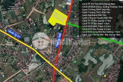 Đất ngay bệnh viện đa khoa huyện việt yên, sóng đầu tư bắc giang, 25 triệum2, 0961491566